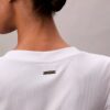 T-shirt slim en Modal stretch côtelé T-shirt slim en Modal stretch côtelé