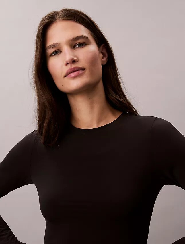 T-shirt slim en nylon stretch T-shirt slim en nylon stretch