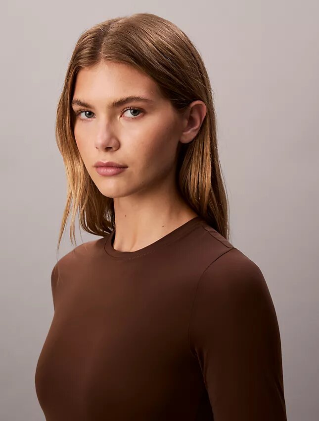 T-shirt slim en nylon stretch T-shirt slim en nylon stretch