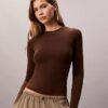 T-shirt slim en nylon stretch T-shirt slim en nylon stretch