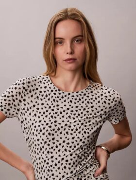 T-shirt slim froncé T-shirt slim froncé