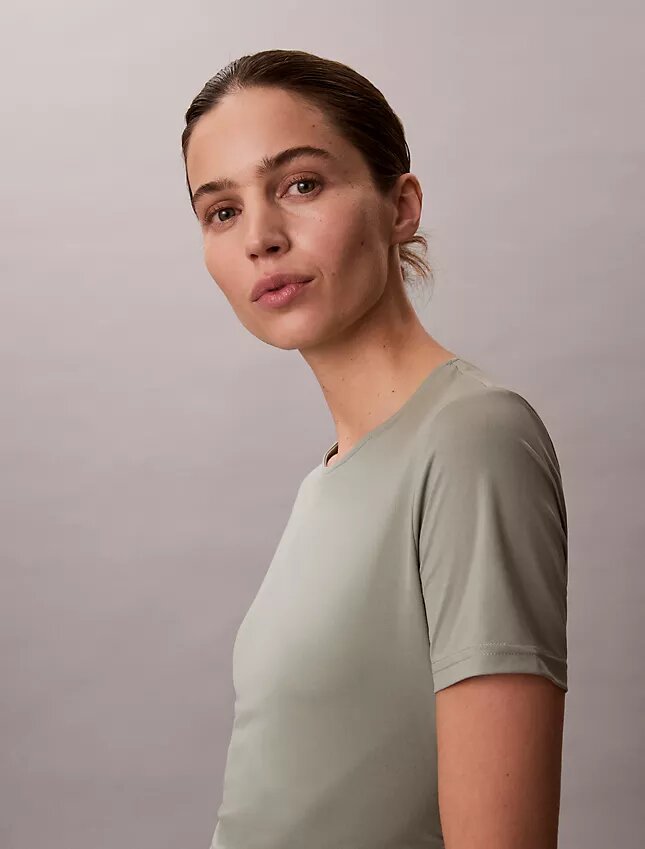 T-shirt slim froncé T-shirt slim froncé