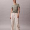T-shirt slim froncé T-shirt slim froncé