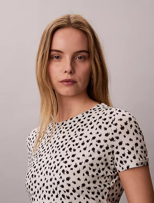 T-shirt slim froncé T-shirt slim froncé