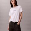 T-shirt slim à logo brodé T-shirt slim à logo brodé