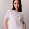 T-shirt slim à logo brodé T-shirt slim à logo brodé