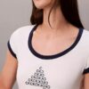 T-shirt slim à motif graphique avec logo Monogram T-shirt slim à motif graphique avec logo Monogram