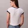 T-shirt slim à motif graphique avec logo Monogram T-shirt slim à motif graphique avec logo Monogram