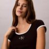 T-shirt slim à motif Monologo T-shirt slim à motif Monologo