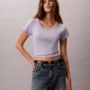 T-shirt slim tissé Monologo T-shirt slim tissé Monologo