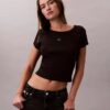 T-shirt slim tissé Monologo T-shirt slim tissé Monologo