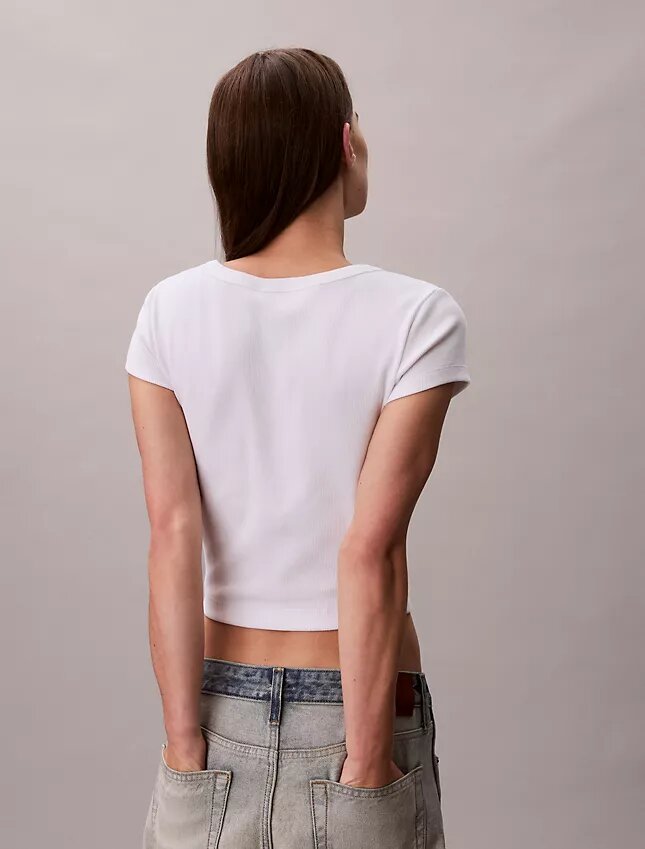 T-shirt slim tissé Monologo T-shirt slim tissé Monologo