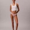 Thong en dentelle avec logo Icon