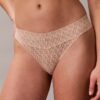 Thong en dentelle avec logo Icon