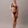 Thong en dentelle florale noire CK Black Thong en dentelle florale noire CK Black