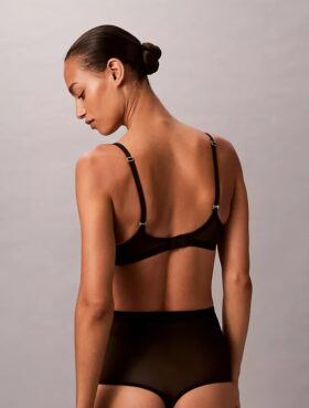 Thong taille haute en maille minimaliste
