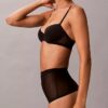 Thong taille haute en maille minimaliste Thong taille haute en maille minimaliste