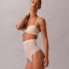 Thong taille haute en maille minimaliste Thong taille haute en maille minimaliste