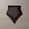 Thong taille haute en maille minimaliste Thong taille haute en maille minimaliste