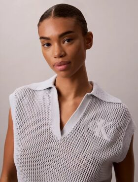 Top court en crochet Monogram