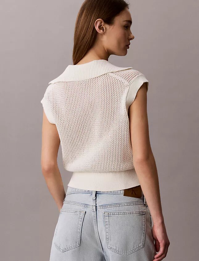 Top court en crochet Monogram Top court en crochet Monogram