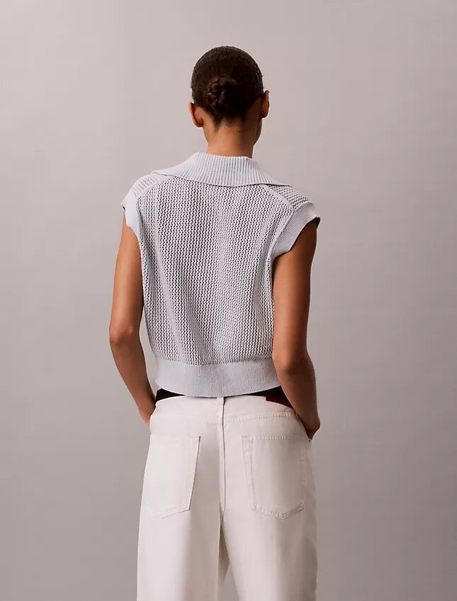 Top court en crochet Monogram Top court en crochet Monogram