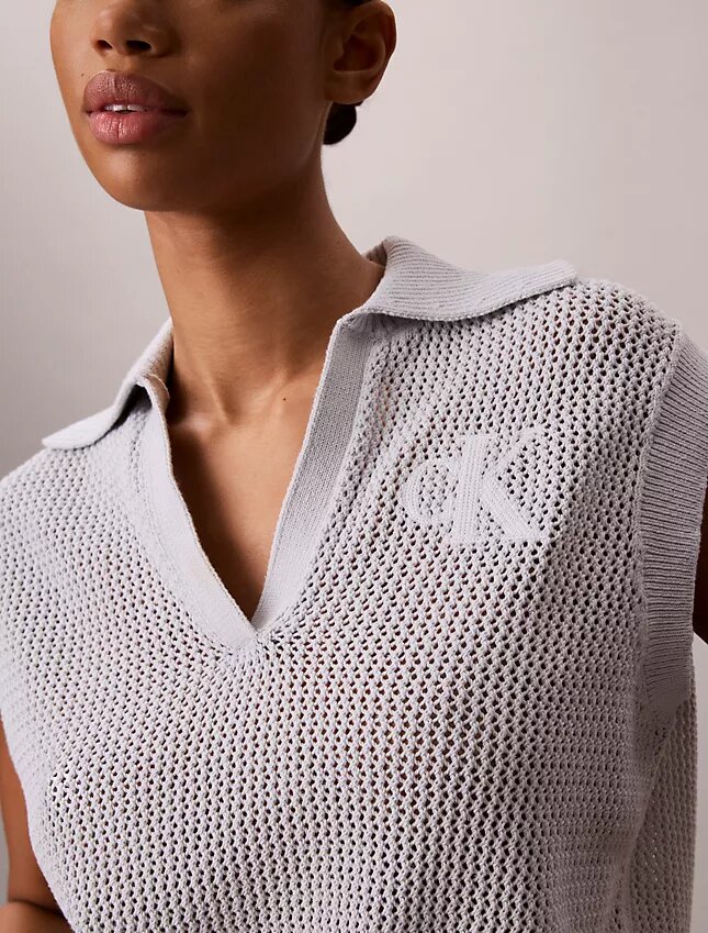 Top court en crochet Monogram Top court en crochet Monogram