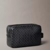 Trousse de toilette zippée avec logo sur toute la surface Trousse de toilette zippée avec logo sur toute la surface