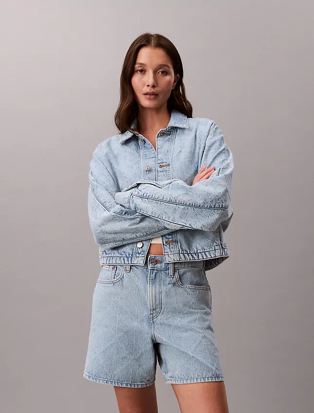 Trucker Jacket décontractée en denim Trucker Jacket décontractée en denim