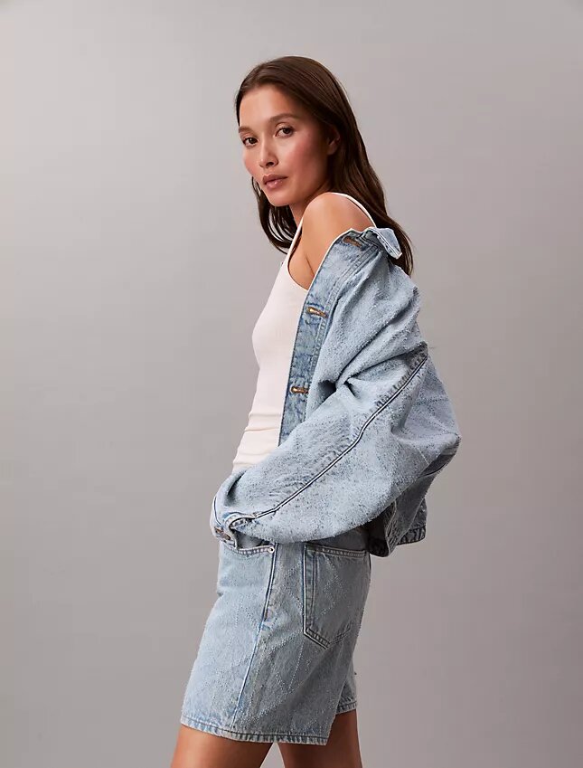 Trucker Jacket décontractée en denim Trucker Jacket décontractée en denim