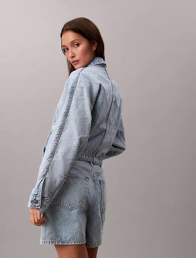 Trucker Jacket décontractée en denim Trucker Jacket décontractée en denim