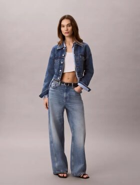 Trucker Jacket en denim courte Trucker Jacket en denim courte