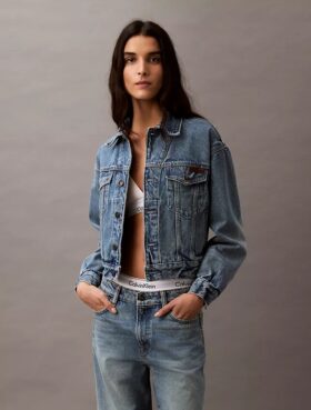Trucker Jacket en denim des années 90