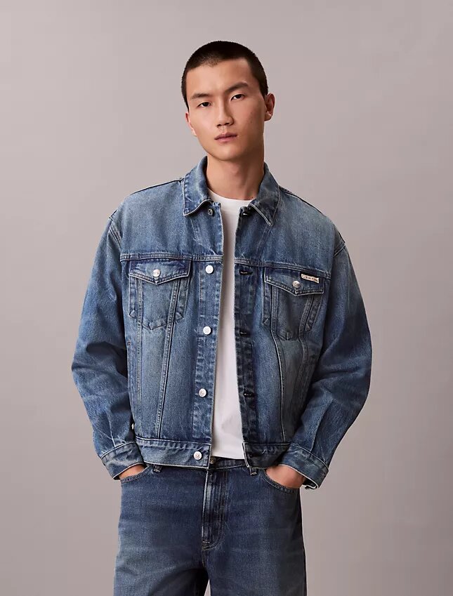 Trucker Jacket en denim des années 90 Trucker Jacket en denim des années 90
