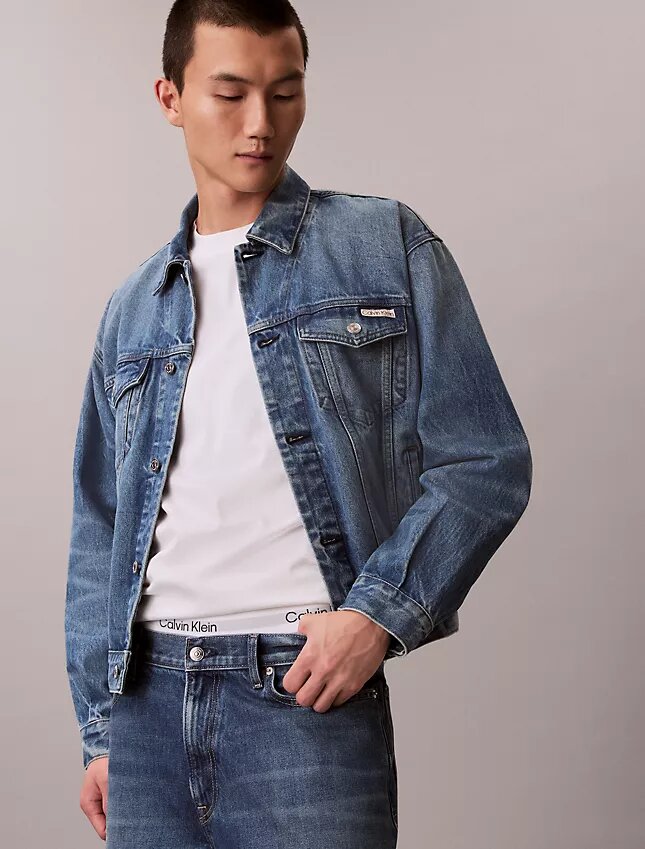 Trucker Jacket en denim des années 90 Trucker Jacket en denim des années 90