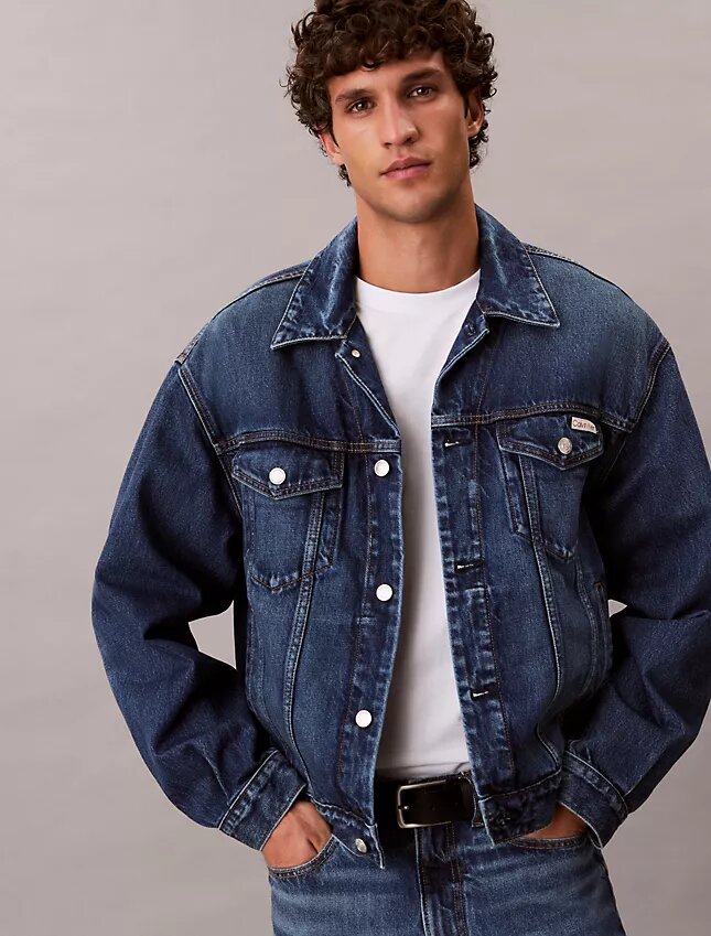 Trucker Jacket en denim des années 90 Trucker Jacket en denim des années 90