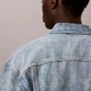 Trucker Jacket en denim des années 90 avec monogramme intégral Trucker Jacket en denim des années 90 avec monogramme intégral
