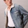 Trucker Jacket en sherpa style années 90 Trucker Jacket en sherpa style années 90