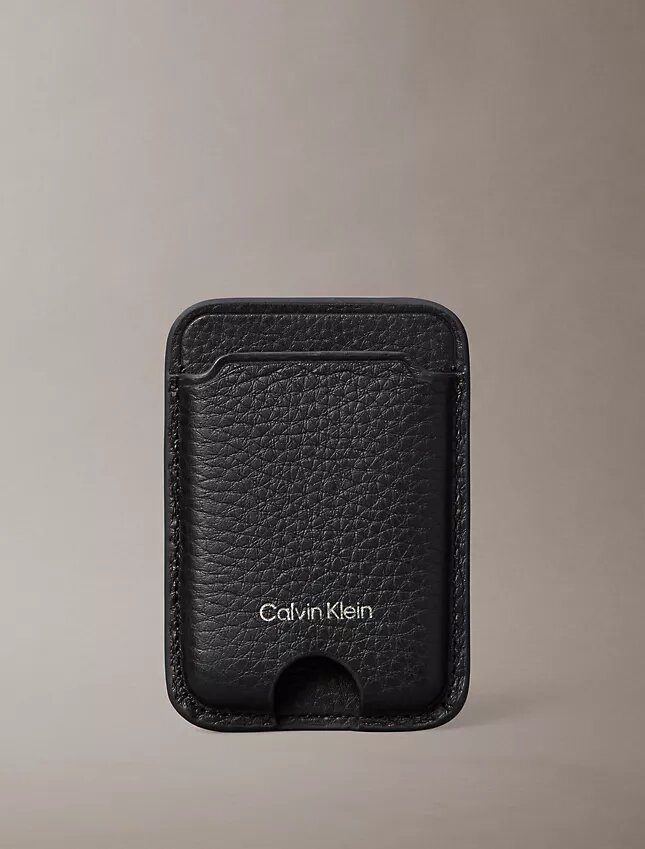 Étui à cartes magnétique pour téléphone avec logo en feuille métallique Étui à cartes magnétique pour téléphone avec logo en feuille métallique