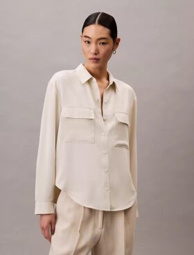 Utility Shirt décontractée à boutons