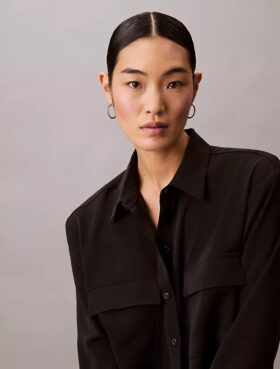 Utility Shirt décontractée à boutons