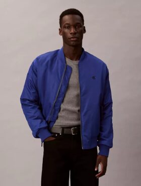 Veste bomber en nylon