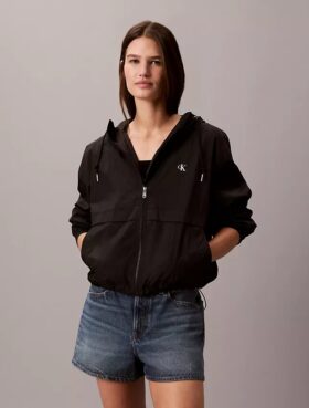 Veste coupe-vent décontractée en nylon