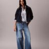 Veste coupe-vent en denim