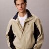 Veste coupe-vent légère en nylon à blocs de couleur