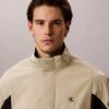 Veste coupe-vent légère en nylon à blocs de couleur