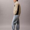 Veste coupe-vent légère en nylon à blocs de couleur