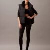 Veste courte de sport côtelée