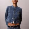 Veste courte en denim