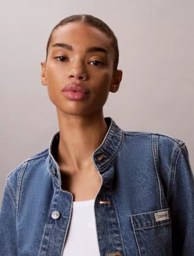 Veste courte en denim